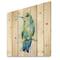 Designart - Colibri Bird - Traditional Print on Natural Pine Wood